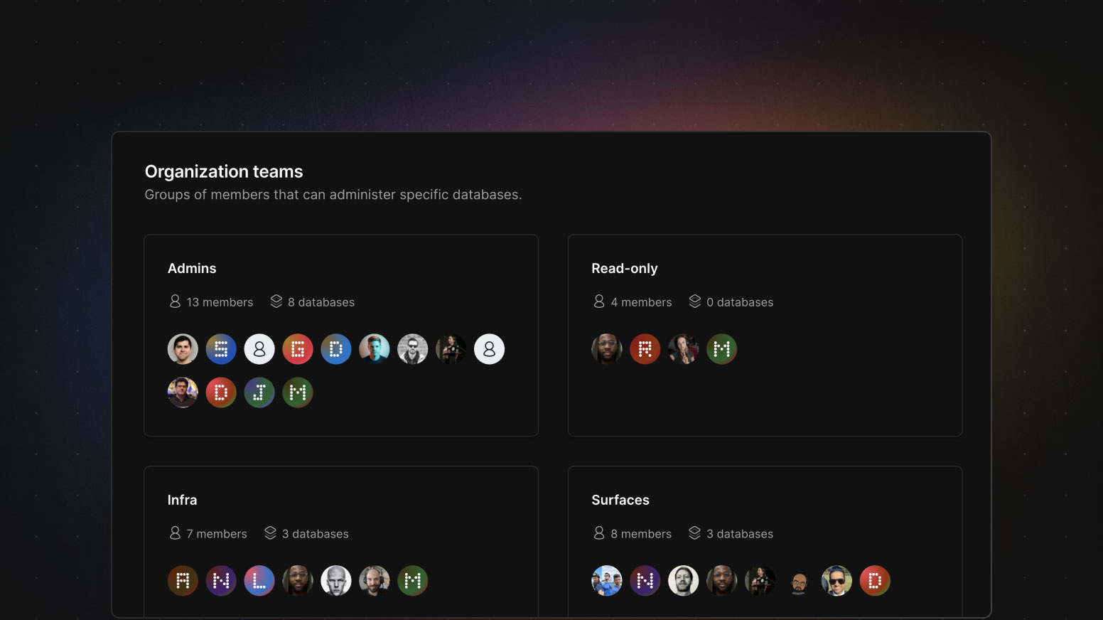 Announcing Teams: An easier way to manage database administrator access